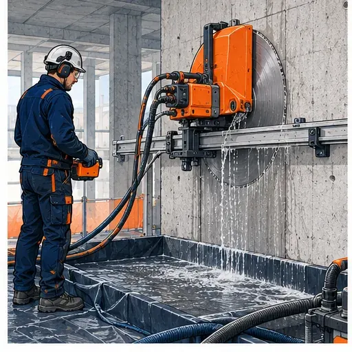 Illustratie: betonzagen