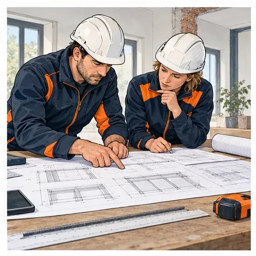 Illustratie: Draagmuur en staal: 12 stappen