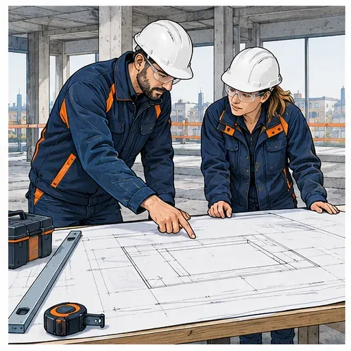 Illustratie: Een trapgat maken: 12 stappen