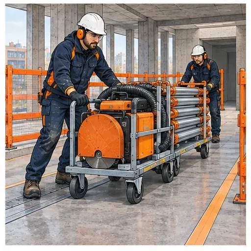 Illustratie stap 6: Werkroute voorbereiden